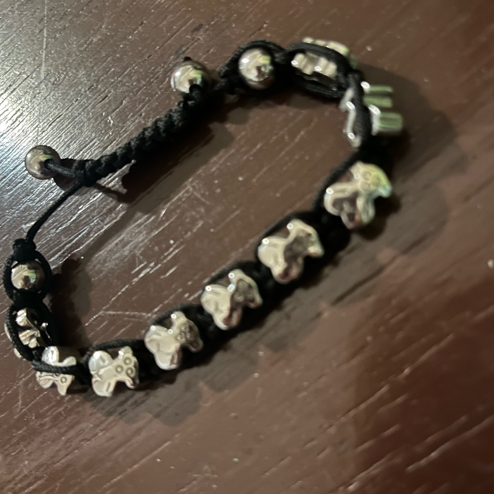 Tous Black and Silver Bracelet